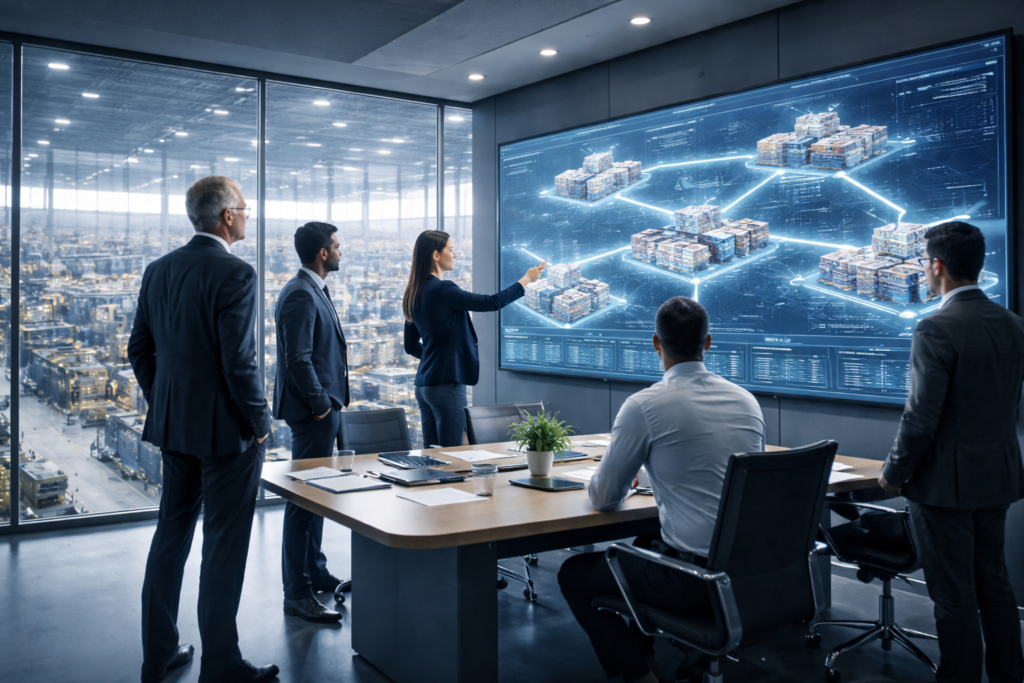 Usines manufacturières connectées illustrant un déploiement progressif de transformation numérique multisites